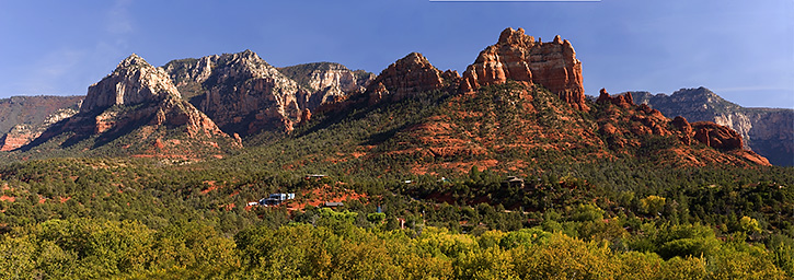 Mountain Ridges Panorama, Sedona, AZ